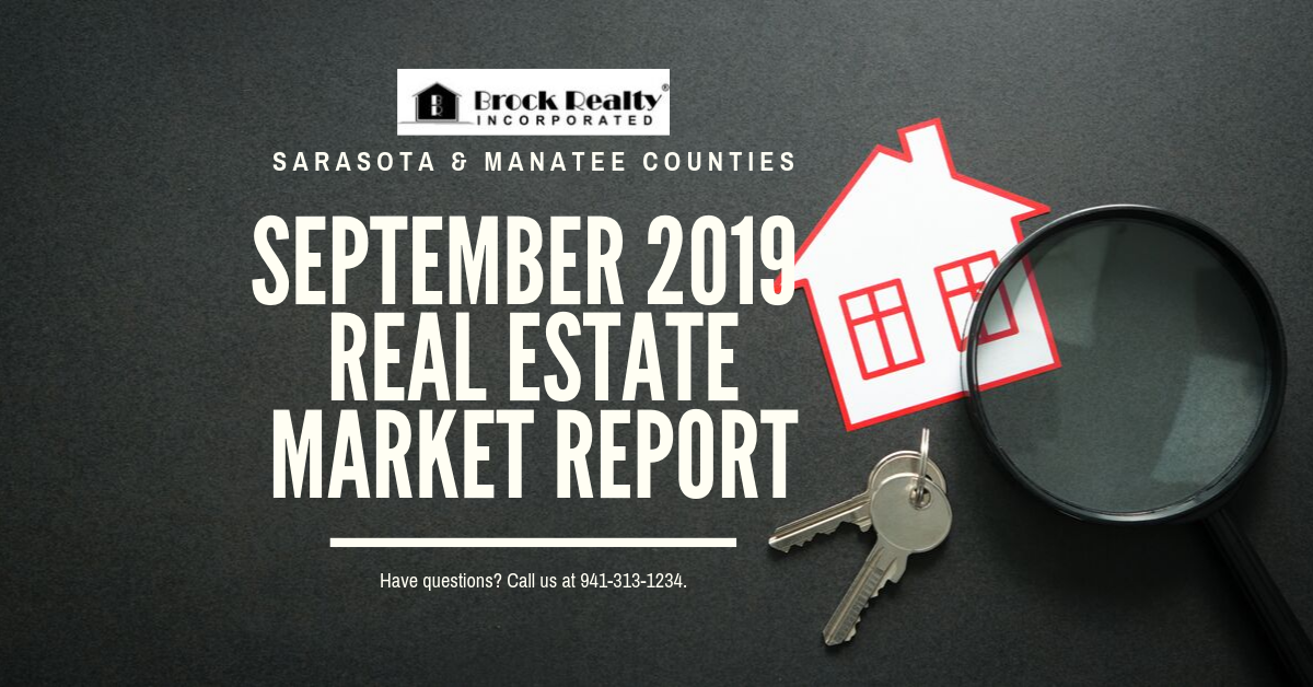 Sarasota & Manatee Counties Real Estate Market Report - September 2019